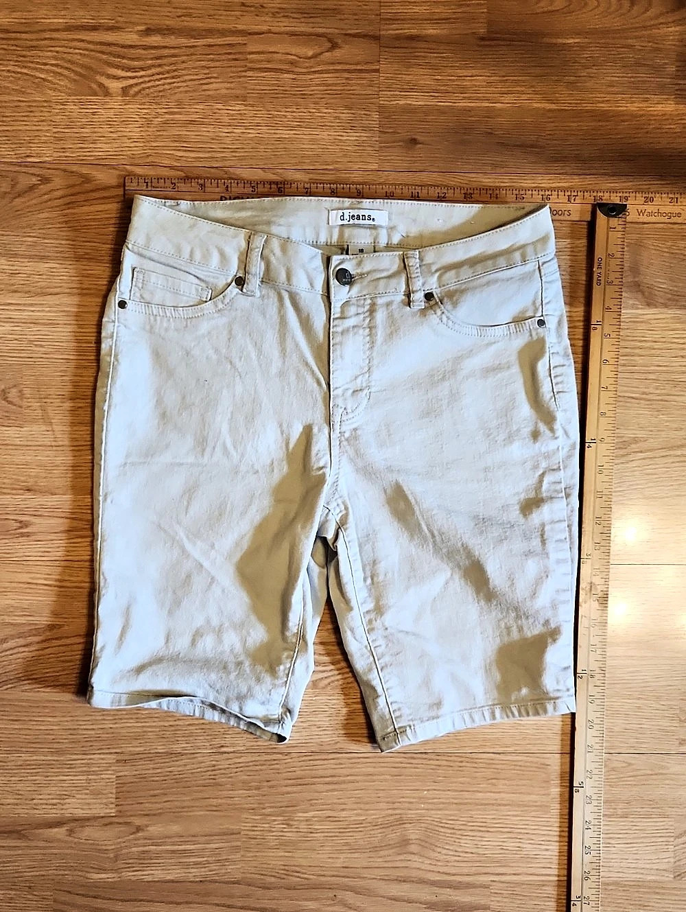 d.jeans Women's Bermuda Shorts Cotton Blend Size 10